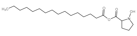 N-十六碳酰基-4-羟基-L-脯氨酸结构式