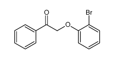 2-(2-溴苯氧基)-1-苯乙酮结构式