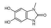 5,6-dihydroxy-1-methyl-1,3-dihydro-benzoimidazol-2-one结构式