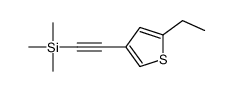 (9CI)-[(5-乙基-3-噻吩)乙炔]三甲基-硅烷结构式