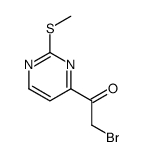 2-bromo-1-(2-methylsulfanylpyrimidin-4-yl)ethanone Structure