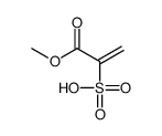3-methoxy-3-oxoprop-1-ene-2-sulfonic acid Structure