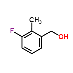 (3-Fluoro-2-methylphenyl)methanol structure