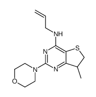 allyl-(7-methyl-2-morpholin-4-yl-6,7-dihydro-thieno[3,2-d]pyrimidin-4-yl)-amine Structure