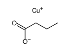 copper(I)-butyrate Cu(CH3CH2CH2COO), room temperature结构式