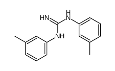 1,2-bis(3-methylphenyl)guanidine结构式