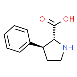 Rel-(2S,3R)-3-phenyl-pyrrolidine-2-carboxylic acid Structure