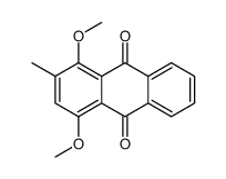 1,4-dimethoxy-2-methylanthracene-9,10-dione Structure