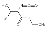 2-异氰酰-3-甲基丁酸乙酯结构式