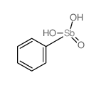 Phenylantimony oxide dihydroxide structure