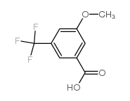 3-methoxy-5-(trifluoromethyl)benzoic acid Structure