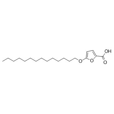 5-(十四烷基氧)-2-糠酸结构式