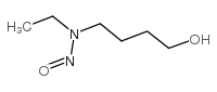 N-乙基-N-(4-羟丁基)亚硝胺结构式