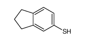 2,3-二氢-1H-茚-5-硫氢化物结构式