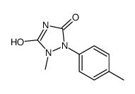 1-methyl-2-(4-methylphenyl)-1,2,4-triazolidine-3,5-dione结构式