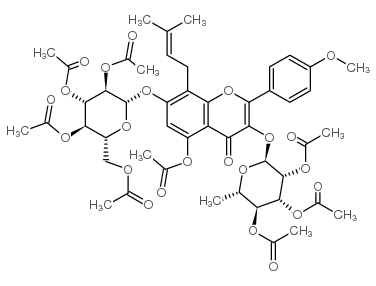 淫羊藿苷全乙酸酯结构式