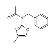 N-benzyl-N-(4-methyl-1,3-oxazol-2-yl)acetamide Structure