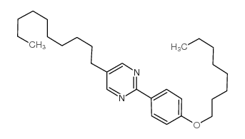 5-癸基-2-(4-辛基苯氧基)嘧啶结构式