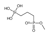 methoxy(3-trihydroxysilylpropyl)phosphinate Structure