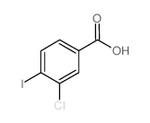 3-氯-4-碘苯甲酸结构式