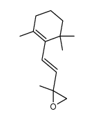 2-Methyl-2-[2-(2,6,6-trimethyl-1-cyclohexen-1-yl)ethenyl]oxirane结构式