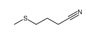 4-(甲硫基)丁腈结构式