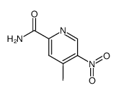 4-Methyl-5-nitropicolinamide Structure
