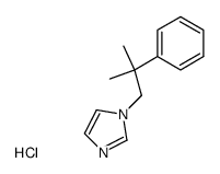 1-(2-Methyl-2-phenyl-propyl)-1H-imidazole; hydrochloride结构式