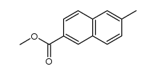 6-methyl-1,2,3,4-tetrahydro-2-naphthoic acid methyl ester结构式