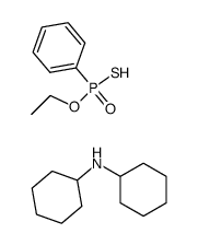 dicyclohexylammonium O-ethyl phenylphosphonothioate Structure