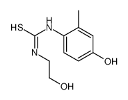 1-(2-hydroxyethyl)-3-(4-hydroxy-2-methylphenyl)thiourea Structure