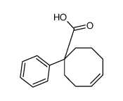 1-phenylcyclooct-4-ene-1-carboxylic acid结构式