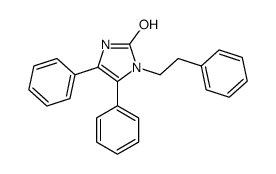 4,5-diphenyl-3-(2-phenylethyl)-1H-imidazol-2-one Structure