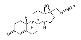 17α-Azidomethyl-17β-hydroxyestr-4-en-3-one Structure