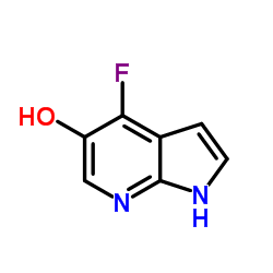 4-Fluoro-1H-pyrrolo[2,3-b]pyridin-5-ol Structure