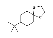 8-tert-butyl-1,4-dithiaspiro[4.5]decane结构式