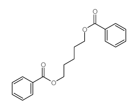 1,5-Pentanediol,1,5-dibenzoate结构式