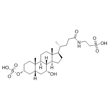 Taurochenodeoxycholate-3-sulfate structure