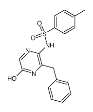 N-(3-benzyl-5-hydroxypyrazin-2-yl)-4-methylbenzenesulfonamide Structure