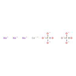 cerium trisodium bis(phosphate) Structure