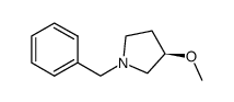 (3R)-1-Benzyl-3-methoxypyrrolidine结构式