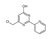 6-(氯甲基)-2-吡啶-2-基-嘧啶-4-醇结构式