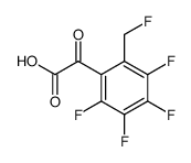 2,3,4,5-tetrafluoro-6-(fluoromethyl)phenylglyoxylic acid Structure