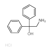 Benzenemethanol, alpha-(aminomethyl)-alpha-phenyl-, hydrochloride结构式