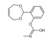 [2-(4,7-dihydro-1,3-dioxepin-2-yl)phenyl] N-methylcarbamate结构式