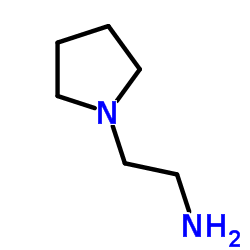 1-(2-氨乙基)吡咯烷结构式