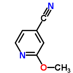 4-氰基-2-甲氧基砒啶结构式