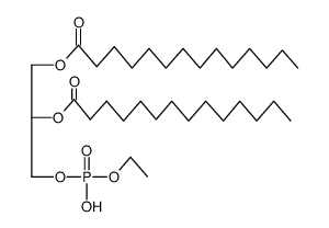 SN-1,2-Dimyristoyl-glycerin-3-phosphorsaeure-ethylester结构式