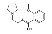 2-methoxy-N-[2-(1-pyrrolidinyl)ethyl]benzamide Structure