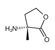 2(3H)-Furanone,3-aminodihydro-3-methyl-,(3R)-(9CI) structure
